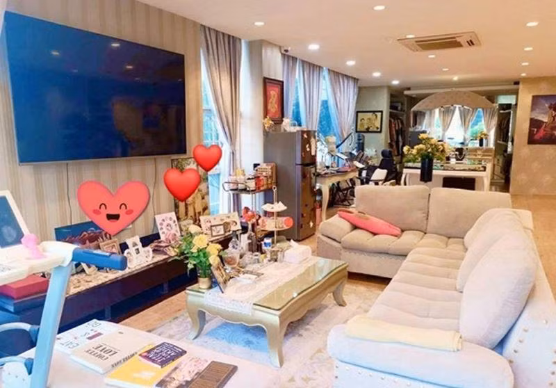 Ngoài ra còn có vườn thủy canh trên sân thượng. Tổng diện tích sử dụng 900m2.