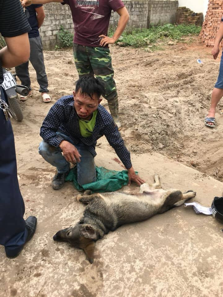 Trom cho, nguoi dan ong bi dan vay danh sung mat