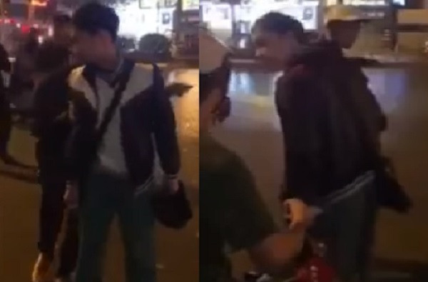 Clip: Thanh nien danh nguoi roi xung la 