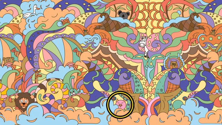 8. Con lợn: Nếu bạn nhìn thấy con lợn đầu tiên, bạn rất độc lập và thực hiện mọi thứ tốt nhất khi làm một mình. Bạn có một tư duy nhanh nhạy. Bạn luôn chú ý đến các chi tiết nhỏ, có trí nhớ tuyệt vời và kỹ năng phân tích khá tốt. Những điều này giúp ích rất nhiều cho bạn trong bất cứ công việc liên quan đến điều tra nào. Mặc dù bạn không thực sự hướng ngoại nhưng bạn cũng rất hòa đồng với mọi người. 