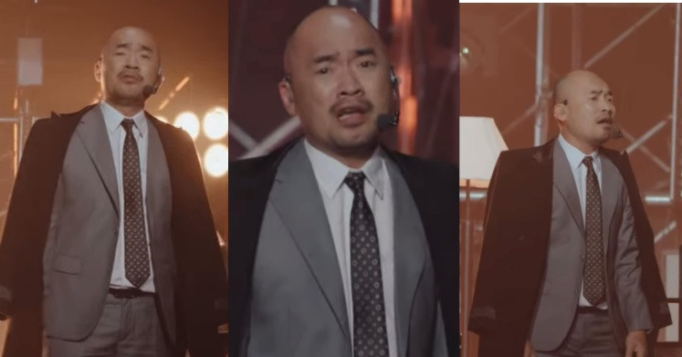 Trên trang cá nhân, diễn viên Thu Trang chia sẻ loạt hình phần biểu diễn trong tập 2 của chồng cùng dòng chia sẻ: "Tự nguyện đi hát chứ có ai ép uổng đâu mà mặt khổ vậy? Mắc gì vừa hát vừa khóc? Rồi hát nhạc buồn mà ai cũng cười".