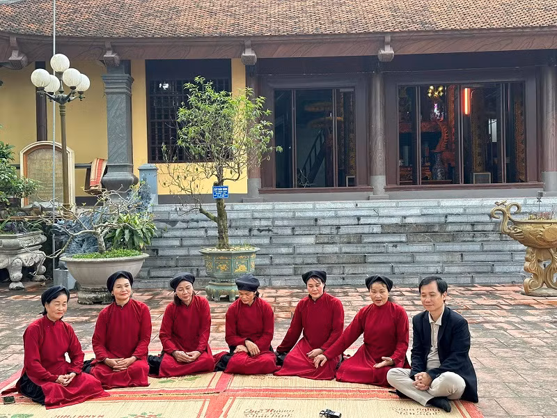 Nha nghien cuu am nhac Nguyen Quang Long gioi thieu di san hat Xoan