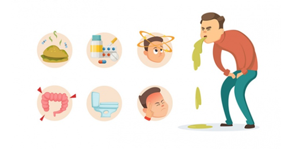 Dấu hiệu ngộ độc thực phẩm có thể gồm nôn, buồn nôn, tiêu chảy, đau bụng, đau đầu... Những triệu chứng này khiến cơ thể khó giữ thức ăn trong người. Nôn mửa và tiêu chảy khiến cơ thể mất nước và chất điện giải.