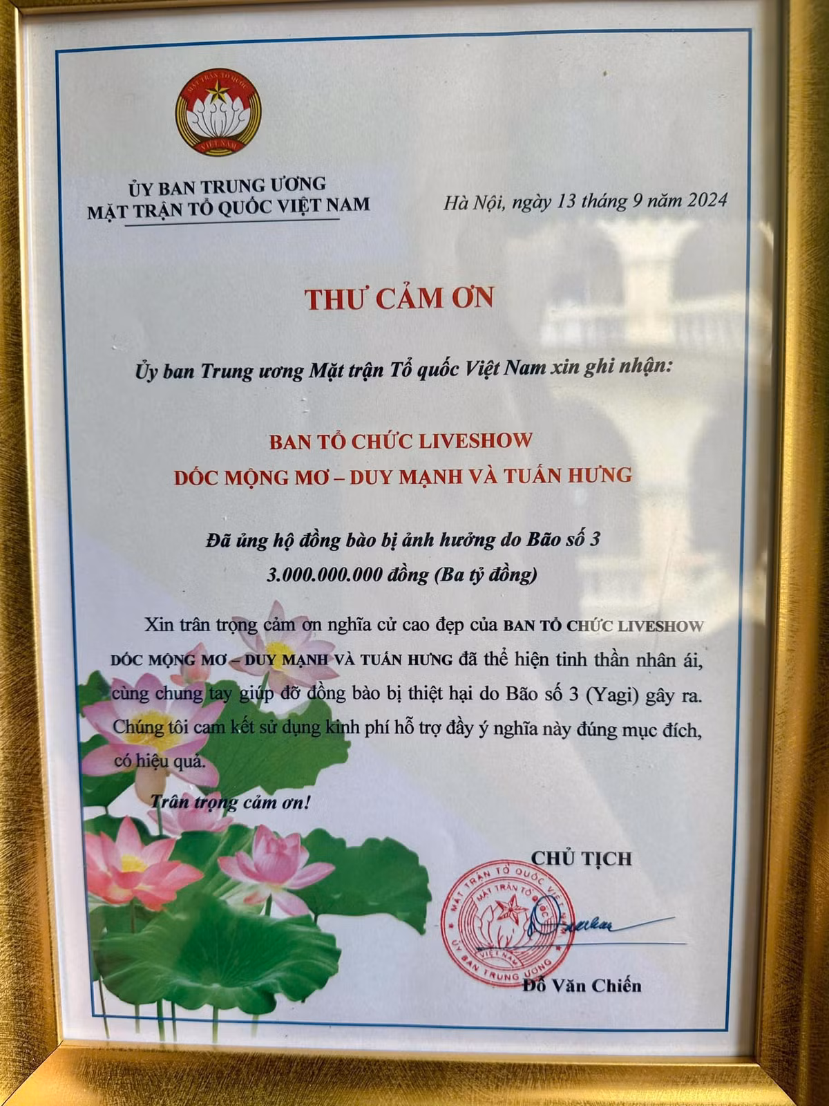 BTC dem nhac Tuan Hung - Duy Manh da chuyen 3 ty ung ho-Hinh-2