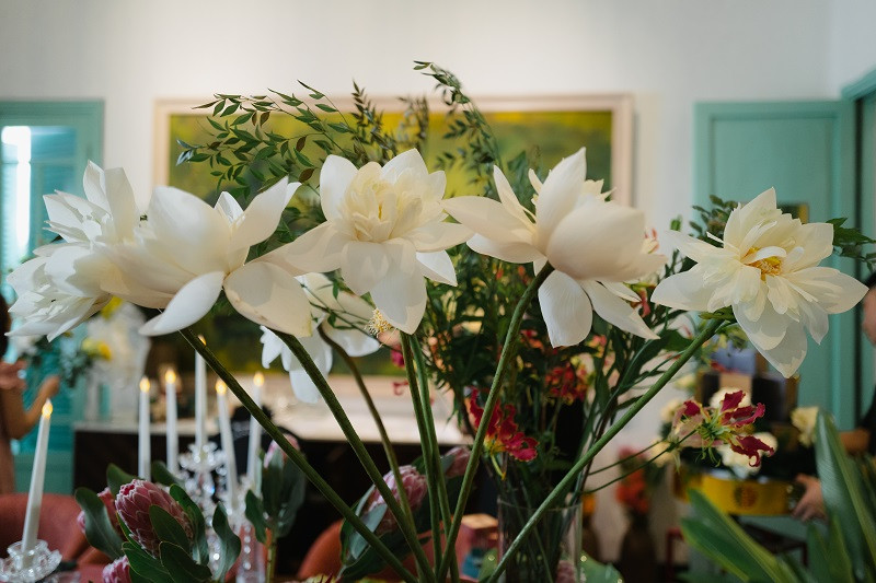 Nghe nhan hoa Hoang Khanh goi y trap le an hoi dep doc 2024