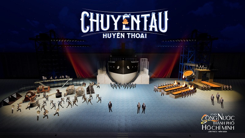 NSUT Manh Dung tham gia chuong trinh nghe thuat “Chuyen tau huyen thoai”