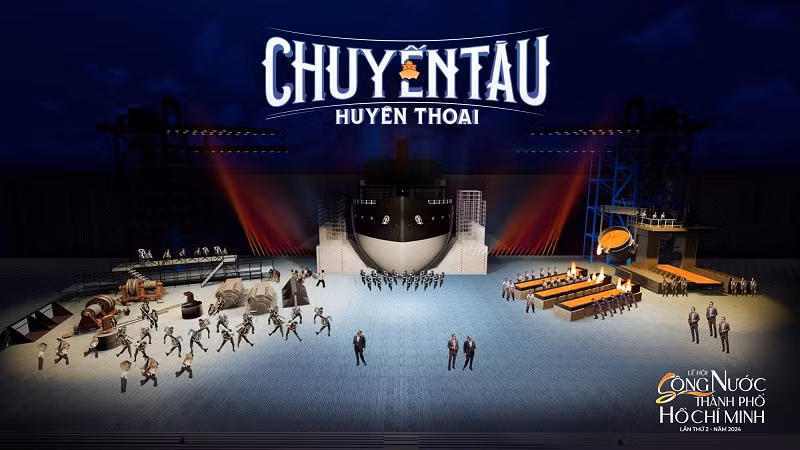 NSUT Manh Dung tham gia chuong trinh nghe thuat “Chuyen tau huyen thoai”