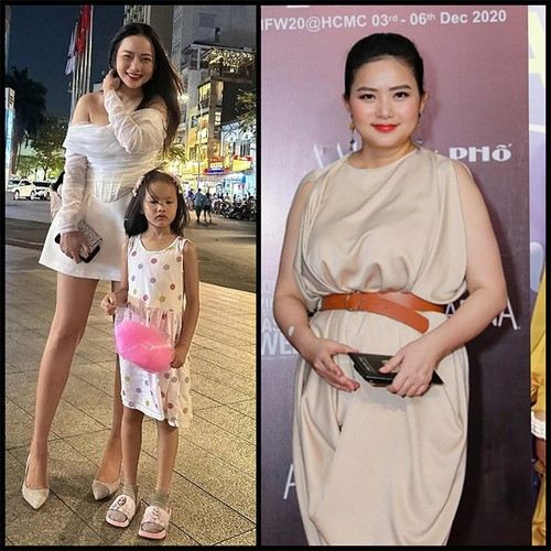 Sau khi kết hôn và sinh con gái vào năm 2016, Phan Như Thảo bị phát tướng, nặng 80 kg. Hiện tại, sau nhiều nỗ lực giảm cân, người đẹp đã lấy lại vóc dáng. Cô được chồng đại gia rất yêu chiều. (Ảnh: FBNV)
