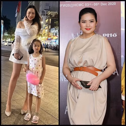 Sau khi kết hôn và sinh con gái vào năm 2016, Phan Như Thảo bị phát tướng, nặng 80 kg. Hiện tại, sau nhiều nỗ lực giảm cân, người đẹp đã lấy lại vóc dáng. Cô được chồng đại gia rất yêu chiều. (Ảnh: FBNV)