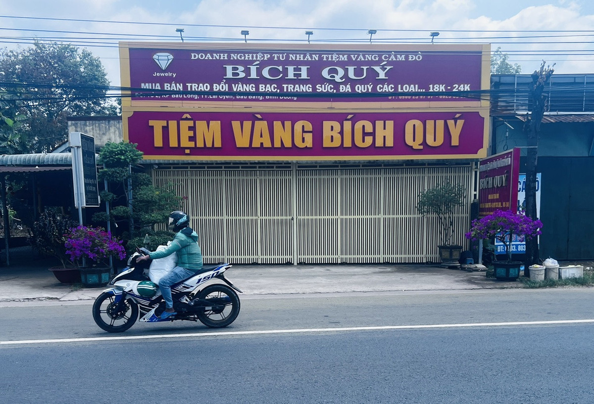 Toan canh vu dung sung cuop tiem vang tao ton o Binh Duong