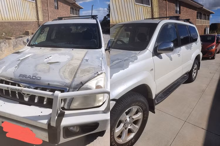 Nhân viên đại lý đã khuyên chị nên đi sơn lại chiếc xe. "Chính thợ sửa xe đã nói với tôi rằng đây là lỗi ở lớp sơn lót của nhà sản xuất", chị Paynter kể lại. Hãng Toyota đã đề nghị thanh toán một nửa hóa đơn sơn lại xe trị giá gần 7.000 AUD (khoảng 111 triệu đồng) cho chị Paynter.