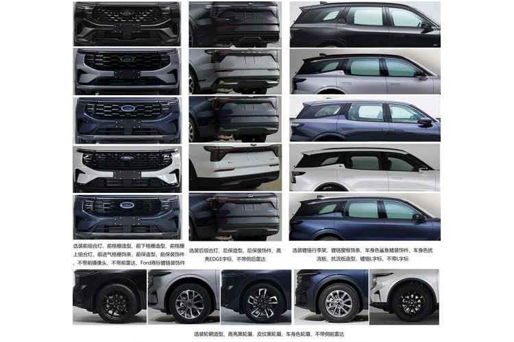 Bất ngờ hơn là Edge Hybrid 2024 đã được kéo dài thêm 122mm, hiện tại nó có chiều dài lên đến 5 mét, điều này sẽ mang đến nhiều không gian hơn bên trong xe mặc dù chưa có những hình ảnh nào về cabin của xe được chia sẻ. Kích thước lớn hơn cũng giúp mẫu xe của Ford rút ngắn khoảng cách với những cái tên như Toyota Highlander.