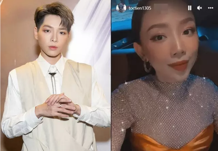 Toc Tien ngo ngac - bat ngua khi Duc Phuc khen dep lao