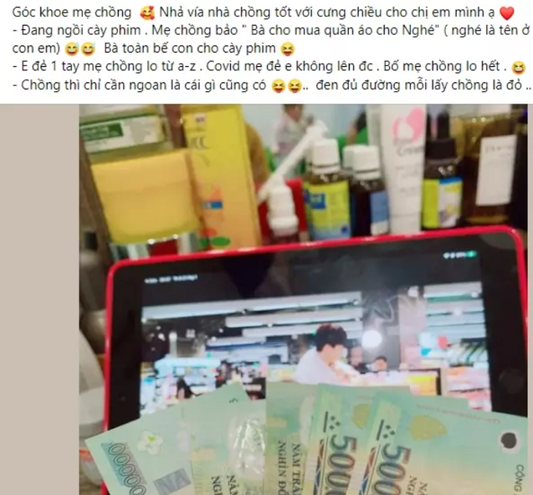 Dang cay phim, me chong hanh dong khien nang dau giat nay