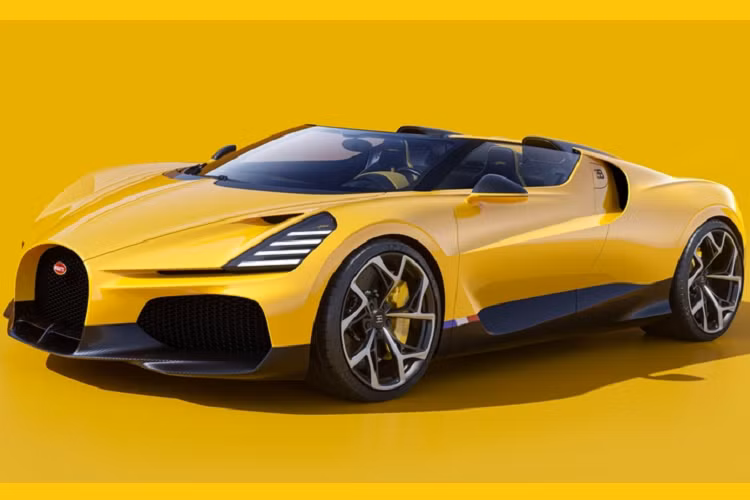 Các đường gờ nổi tương tự trên chiếc Veyron Grand Sport ở trên thân xe giúp W16 Mistral trông cơ bắp hơn, đồng thời cung cấp khả năng bảo vệ người lái trong trường hợp lật xe.