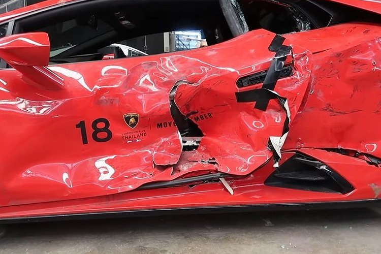 Sau vụ tai nạn, chiếc siêu xe đã nhanh chóng được mang đi sửa. Gara chịu trách nhiệm sửa chữa Lamborghini Huracan có tên V10 Garage.Theo V10 Garage, chi phí sửa chiếc siêu xe Lamborghini Huracan này lên đến 2 triệu Baht (khoảng 1,386 tỷ đồng). Số tiền này đủ để mua những chiếc xe "đập hộp"tại Việt Nam như Toyota Camry, Hyundai Santa Fe, Kia Sorento hay VinFast VF8.