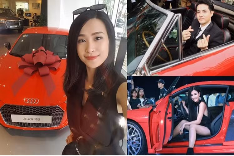 Hiện chiếc siêu xe Audi R8 V10 Plus màu đỏ từng của Đông Nhi và Ông Cao Thắng đã được dán đề-can màu trắng và đang định cư ở Hà Nội. So với thế hệ cũ, Audi R8 V10 Plus có thiết kế mới ở đèn pha, lưới tản nhiệt hình tổ ong mạ crôm và hai thanh dựng dọc ở hốc gió trước chiếc siêu xe Audi R8 V10 Plus này còn được trang bị đèn Laser.