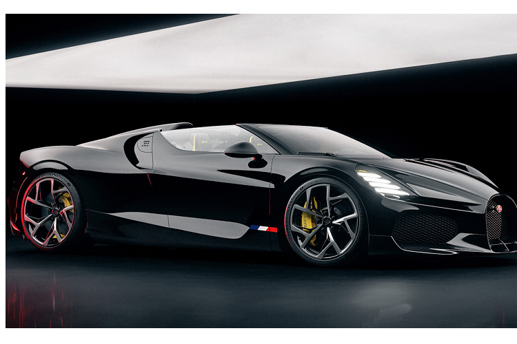 Việc loại bỏ bánh xe dự phòng, giá đỡ bánh xe dự phòng và các chỉ số của nó giúp Phiên bản Carbon trông gọn gàng hơn so với các mẫu Bugatti Baby khác, cũng như giúp chiếc xe nhẹ hơn một chút.