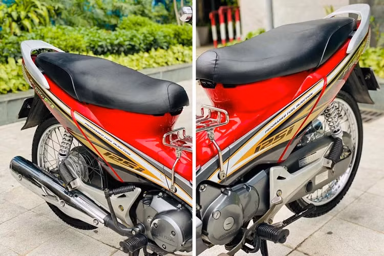 Honda Future Neo Fi 2010 trang bị đồng hồ cơ hiển thị tốc độ và một số đèn tín hiệu thông báo xi-nhan, bơm xăng, và đèn chiếu xa. Bộ vò của Honda Future Neo Fi 2010 có màu đỏ vàng nguyên bản, chủ xe cho biết đã dán nilon toàn bộ xe nên ngoại hình xe càng trở nên mới hơn
