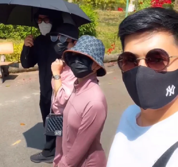 Le Quyen va Lam Bao Chau tinh tu nhu vo chong moi cuoi