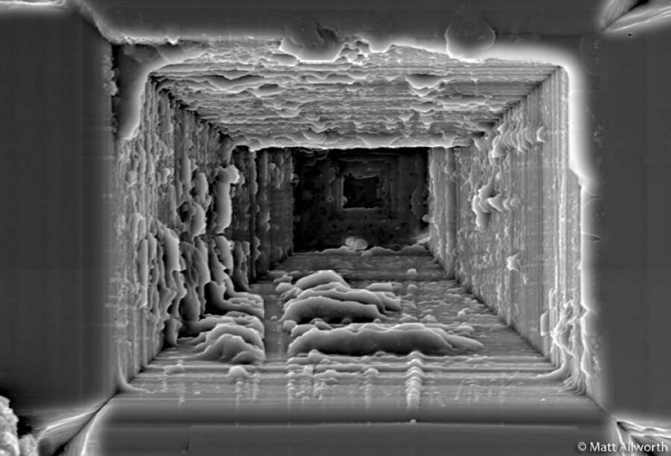 Một tinh thể muối.