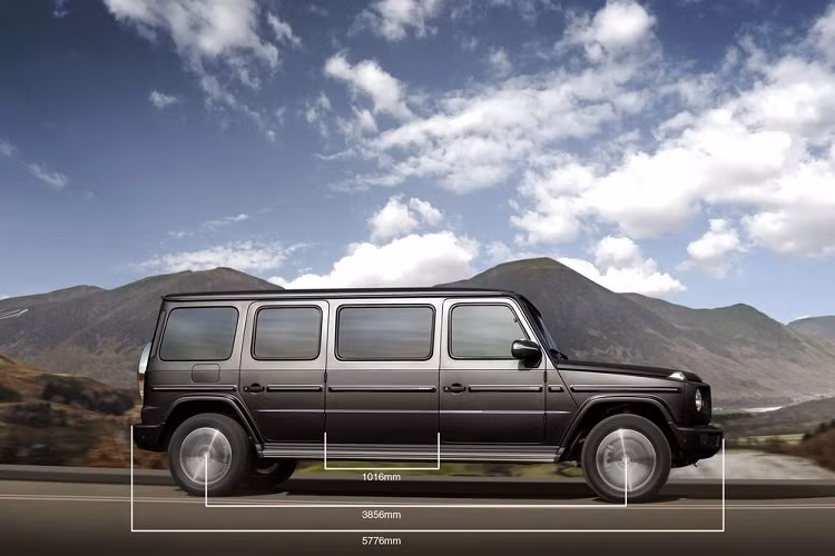 Bên cạnh đó, hệ thống treo và toàn bộ khung gầm của xe cũng đã được gia cố, để đảm bảo khả năng vận hành vì trọng lượng của xe đã tăng lên đáng kể sau khi được nâng cấp các lớp chống đạn.