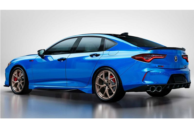1.Acura: Long Beach Blue Màu sơn ngoại thất Long Beach Blue được cung cấp trên Acura NSX và TLX Type S dưới dạng tùy chọn với mức phụ phí 1.000 USD (khoảng 23 triệu VNĐ). Màu sơn này nằm trong bảng màu cao cấp (Premium) bên cạnh những màu sơn khác như Indy Yellow Pearl, Thermal Orange Metallic, Source Silver và Casino White Pearl.