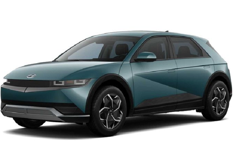 9.Hyundai: Digital Teal Digital Teal là màu sắc tiêu chuẩn trên Hyundai Ioniq 5. Khách hàng không cần chi thêm phụ phí để nhận được chiếc Ioniq 5 với màu sơn độc đáo này.