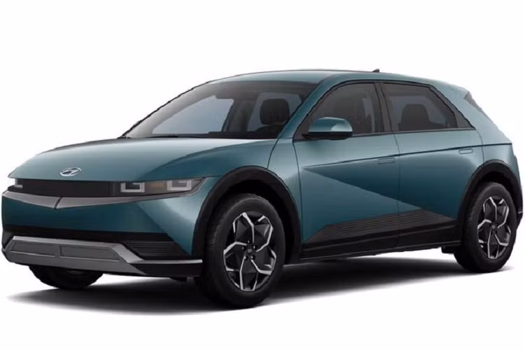 9.Hyundai: Digital Teal Digital Teal là màu sắc tiêu chuẩn trên Hyundai Ioniq 5. Khách hàng không cần chi thêm phụ phí để nhận được chiếc Ioniq 5 với màu sơn độc đáo này.