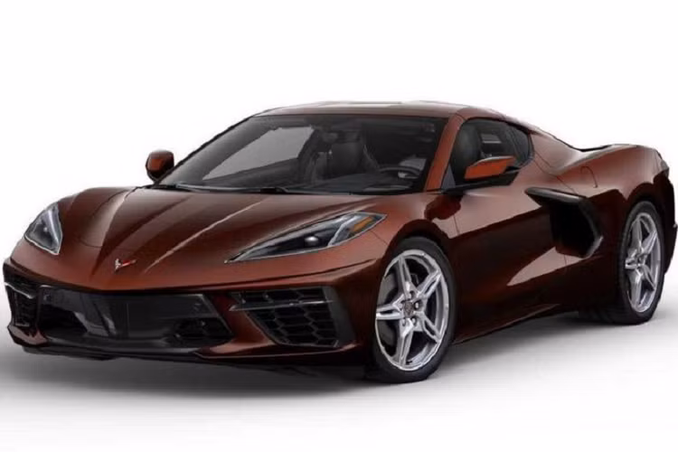 6.Chevrolet: Caffeine Đúng như tên gọi, màu Caffeine mới của 2022 C8 Corvette lấy cảm hứng từ một tách cà phê ngon. Màu Caffeine nằm trong bộ màu ngoại thất tiêu chuẩn, do đó, khách hàng sẽ không cần trả thêm phụ phí để nhận được màu sơn này.