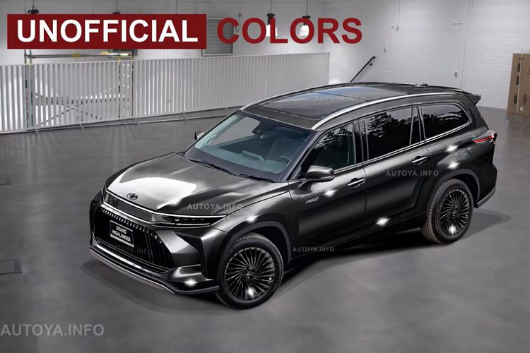 Theo nhiều nguồn tin, Toyota đang phát triển một biến thể cỡ lớn của Highlander có tên Grand Highlander, dự kiến ra mắt đầu năm 2023. Autoevolution cho biết Toyota Grand Highlander 2023 mới sẽ có nhiều điểm tương đồng với Lexus TX 2024 và dựa trên các thông tin thu thập được, kênh thông tin về xe hàng đầu của Mỹ đã đưa ra các hình ảnh dự đoán về mẫu xe này.