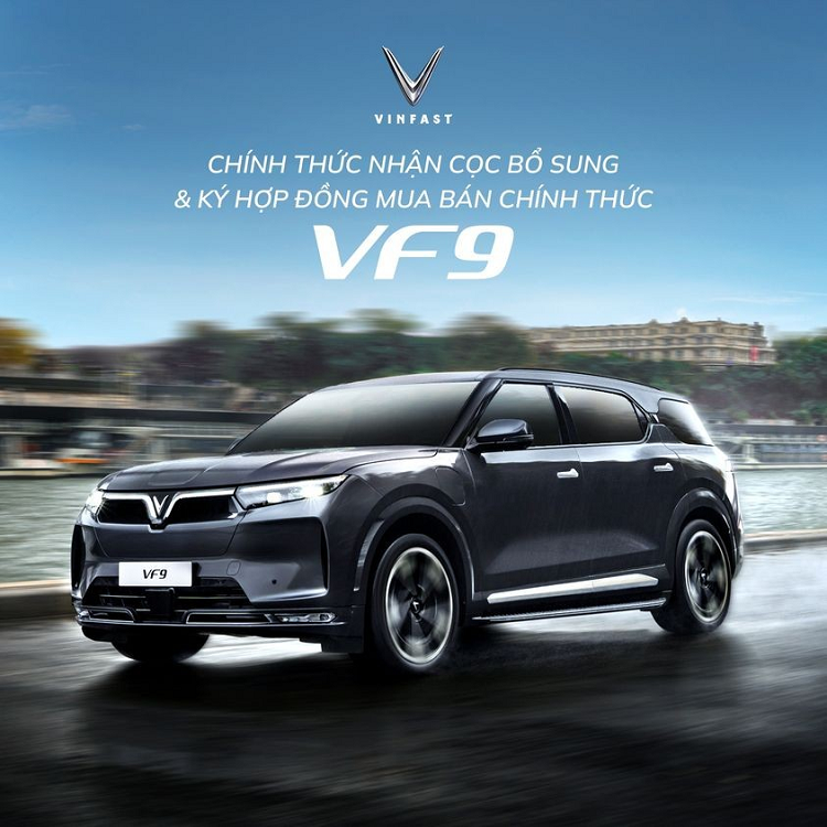 VinFast bat dau nhan coc bo sung cho VF9, giao xe thang 1/2023