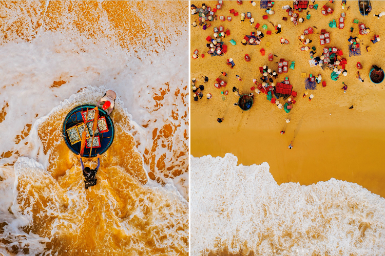 Bo anh thuyen, be Viet Nam gay chu y dung ngay thi mon Van