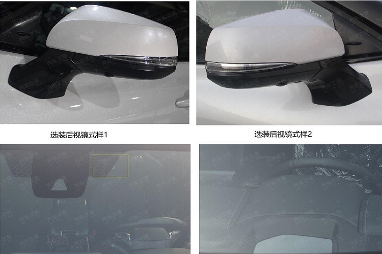 Ngoài ra, mẫu SUV hạng trung này còn có đèn pha LED sắc sảo, vuốt ngược về phía sau, tích hợp dải đèn LED định vị ban ngày hình chữ "L", khe gió nằm dọc với viền màu đen bóng, cánh lướt gió màu bạc dưới đầu xe và nắp ca-pô dập gân thể thao. Trên cửa cốp của xe xuất hiện logo quen thuộc của thương hiệu Toyota. Tuy nhiên, khác với phiên bản hybrid, Toyota Crown Kluger 2023 bản 2.0L mới không dùng logo màu xanh dương.