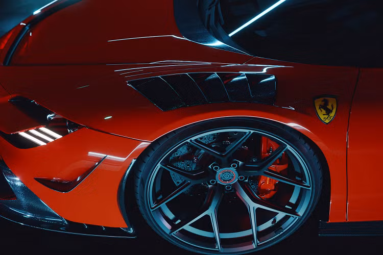 Riêng cánh gió phía sau của đã được thử nghiệm trên một mô hình polycarbonate có thể tạo ra lực ép hơn 363 kg khi di chuyển ở tốc độ 299 km/h.