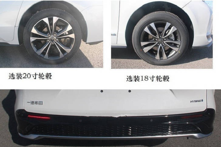 Là đối thủ cạnh tranh của Honda Odyssey, Hyundai Custo và Kia Carnival, Toyota Granvia 2022 dành cho thị trường Trung Quốc sở hữu chiều dài 5.175 mm, chiều rộng 1.995 mm, chiều cao 1.785 mm cũng như chiều dài cơ sở 3.060 mm. "Trái tim" của Toyota Granvia 2022 tại Trung Quốc là hệ truyền động hybrid, bao gồm máy xăng 4 xi-lanh, hút khí tự nhiên, dung tích 2.5L và 1 mô-tơ điện, tạo ra công suất tổng cộng 192 mã lực.