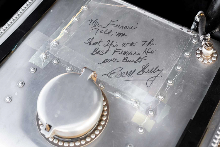 Sau đó, chiếc xe cổ thường xuất hiện tại các sự kiện dành cho những chiếc Ferrari lịch sử bao gồm Lễ hội Tốc độ Goodwood và Pebble Beach Concours d'Elegance. Năm 2006, Carroll Shelby đã nhìn thấy chiếc xe một lần nữa tại Fabulous Fifties Concours ở Gardena, California.