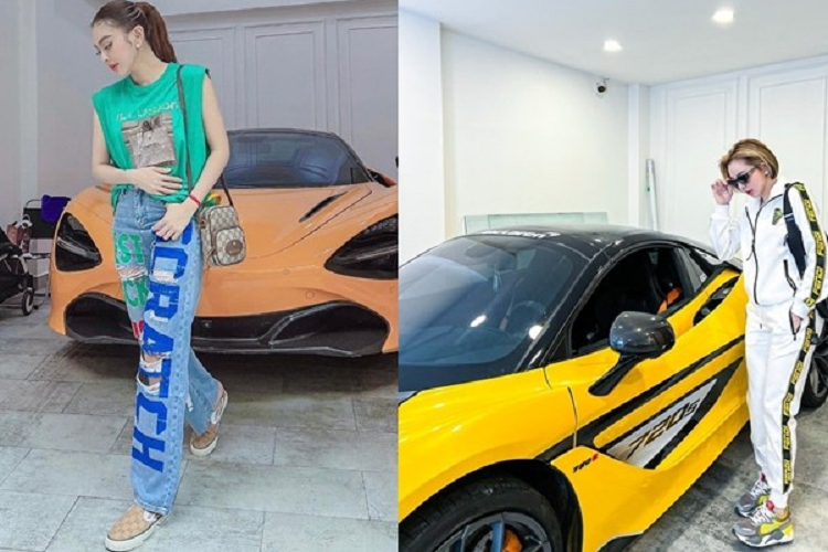 Có một điều thú vị là chiếc siêu xe mui trần McLaren 720S Spider của Trang Nemo đã trải qua nhiều đời chủ và có 3 người là nữ, đều kinh doanh mỹ phẩm tậu hàng hot này. Chủ nhân đầu tiên là Đoàn Di Băng, xe sau đó được cô và chồng đăng ký biển số Ngoại giao.