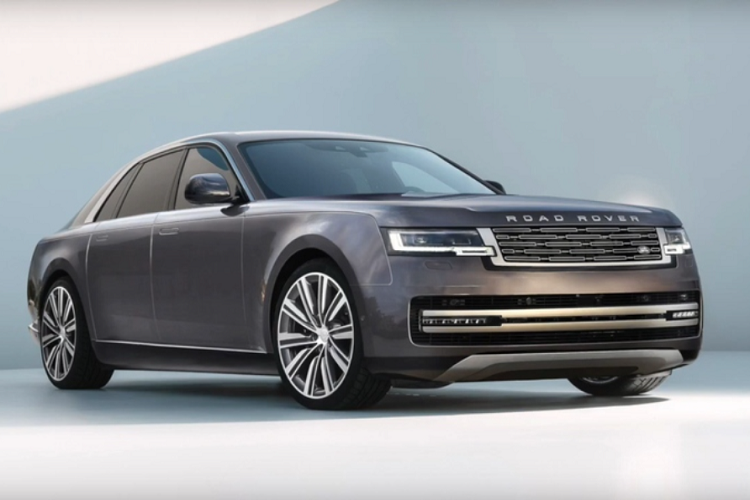 Chiếc Range Rover sedan hạng sang này được tạo ra dựa trên sự kết hợp giữa Rolls-Royce Ghost và Range Rover thế hệ mới. Hình hộp tổng thể của Ghost được giữ nguyên, nhưng đầu xe đã thay bằng lưới tản nhiệt, đèn pha và cản của Range Rover 2022, tất cả đều được thu nhỏ để phù hợp với kiểu dáng sedan.