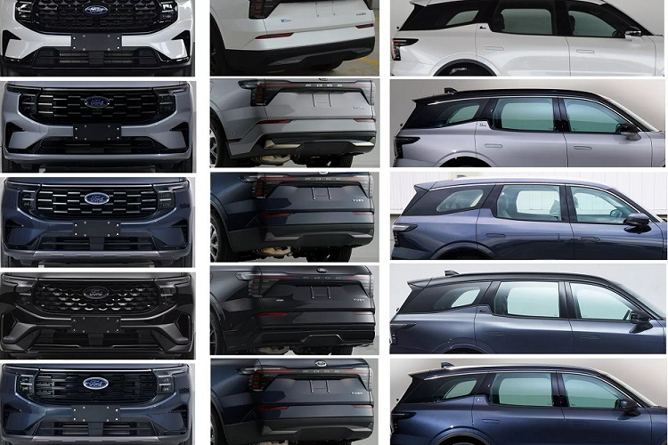 Ở phía sau, Ford Edge Hybrid 2023 được bổ sung cụm đèn hậu LED mới, nằm vắt ngang đuôi xe, tích hợp dòng chữ "Edge" khá lớn. Ống xả của mẫu xe hybrid này được giấu khá kỹ, tạo cảm giác gọn gàng. Bản ST-Line đương nhiên sẽ sở hữu thiết kế cản sau khác biệt. Không chỉ thay đổi thiết kế, Ford Edge Hybrid 2023 còn được tăng kích thước so với trước.