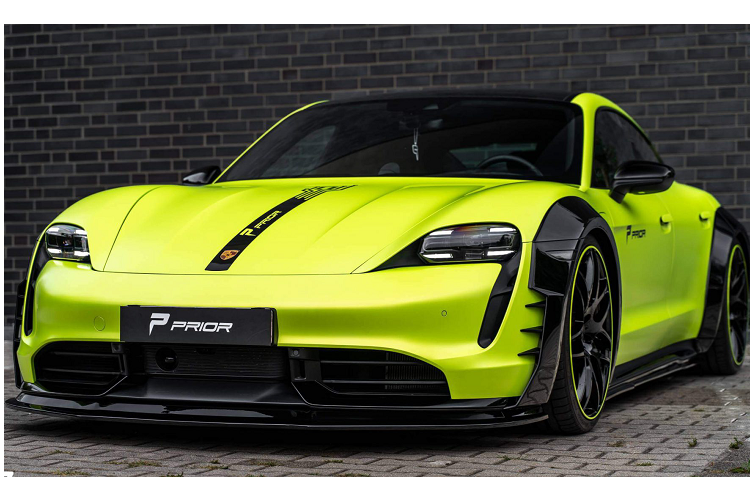 Porsche Taycan chay dien dam chat sieu xe nho Prior Design 
