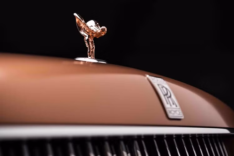 Ống truyền động được làm bằng gỗ veneer Royal Walnut với các đường viền màu vàng hồng, tạo nên một liên tưởng trực tiếp đến phần boong phía sau và mang đến vẻ ấm áp rực rỡ cho nội thất của Boat Tail