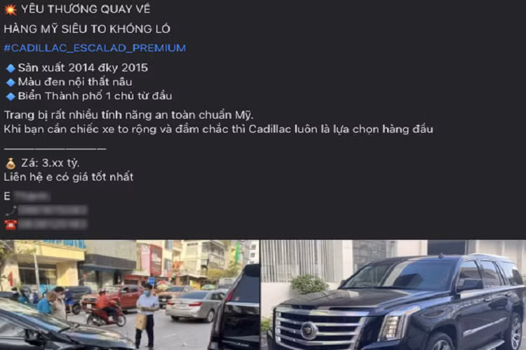 Mới đây, mạng xã hội đã xôn xao bàn tán về hình ảnh một vụ tai nạn giữa Cadillac Escalade hạng sang với xe sedan cỡ nhỏ. Tranh thủ độ 'hot' của vụ việc này, ngày 27 tháng 5 vừa qua, một chủ xe đăng bán xe đã không quên đính kèm ảnh xe tai nạn để tăng thêm độ uy tín. Tất nhiên, chiếc xe được đăng bán, không phải là chiếc xe xuất hiện trong tai nạn kể trên.