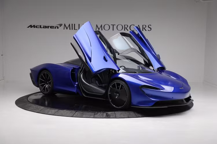 Vào tháng 1/2022 vừa qua, chiếc xe đã được rao bán. Mức giá xe McLaren Speedtail đã qua sử dụng là 3,3 triệu USD (khoảng 75,3 tỷ đồng).