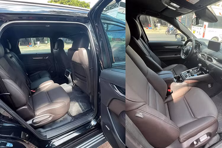 Mazda CX-8 2021 tại Việt Nam sử dụng chung động cơ xăng 4cyl 2.5L cho công suất tối đa 188 mã lực và mô-men xoắn cực đại 252Nm. Sức mạnh được truyền xuống cầu trước (phiên bản trong bài viết) thông qua hộp số tự động 6 cấp (6 AT).