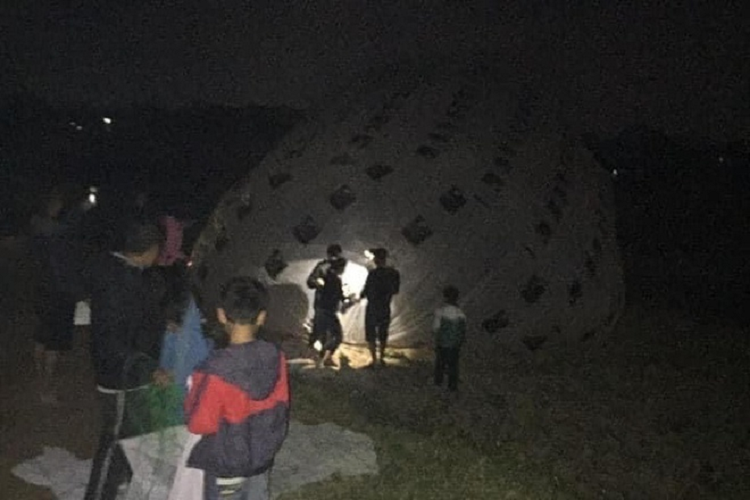 Da xac dinh duoc vat the roi tu tren troi xuong canh dong Phu Tho