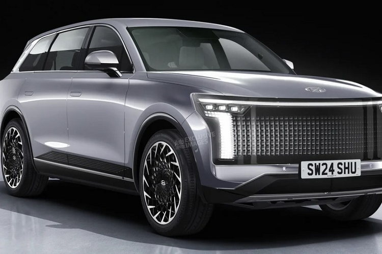 Ở phiên bản concept, mẫu xe này có chiều dài cơ sở lên đến 3.200 mm. Hyundai Ioniq 7 dự kiến sẽ được trang bị đèn pha LED ma trận thanh mảnh, nằm bên dưới dải đèn LED định vị ban ngày. Dải đèn này sẽ được thiết kế vắt ngang đầu xe theo phong cách giống các mẫu xe Hyundai đời mới như Staria, Grandeur và Stargazer. Ở giữa 2 đèn pha có thể là lưới tản nhiệt giả với kích thước lớn.