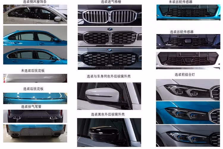 Ngoài ra, những hình ảnh trên còn cho thấy sự xuất hiện của camera và cảm biến ở nhiều vị trí. Điều này chứng tỏ xe sẽ được trang bị hệ thống an toàn chủ động ADAS. Tại thị trường Trung Quốc, BMW 3-Series 2023 có 3 tùy chọn động cơ xăng. Đầu tiên là động cơ tạo ra công suất tối đa 154 mã lực dành cho BMW 320i 2023. Con số tương ứng của BMW 325i 2023 là 181 mã lực. Mạnh nhất là BMW 330i 2023 với động cơ có công suất tối đa 241 mã lực.