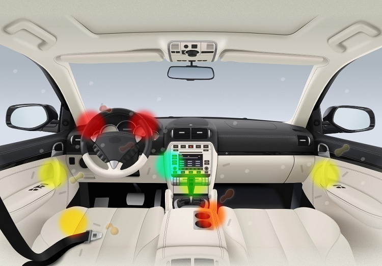 Trong xe oto co mot so vi tri con ban hon ca bon cau?