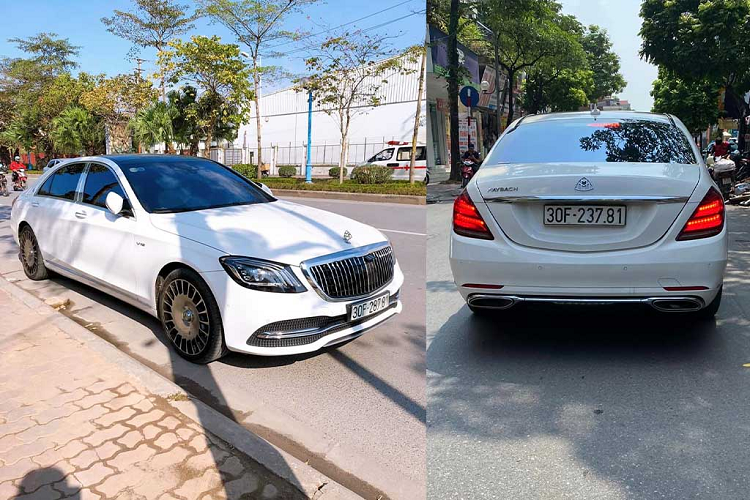 Mới đây, một người dùng mạng xã hội đã chia sẻ ảnh chụp chiếc Mercedes-Benz S-Class độ Maybach màu trắng mang biển số “30F-237.81” đang lưu thông ở khu vực Long Biên, Hà Nội. 